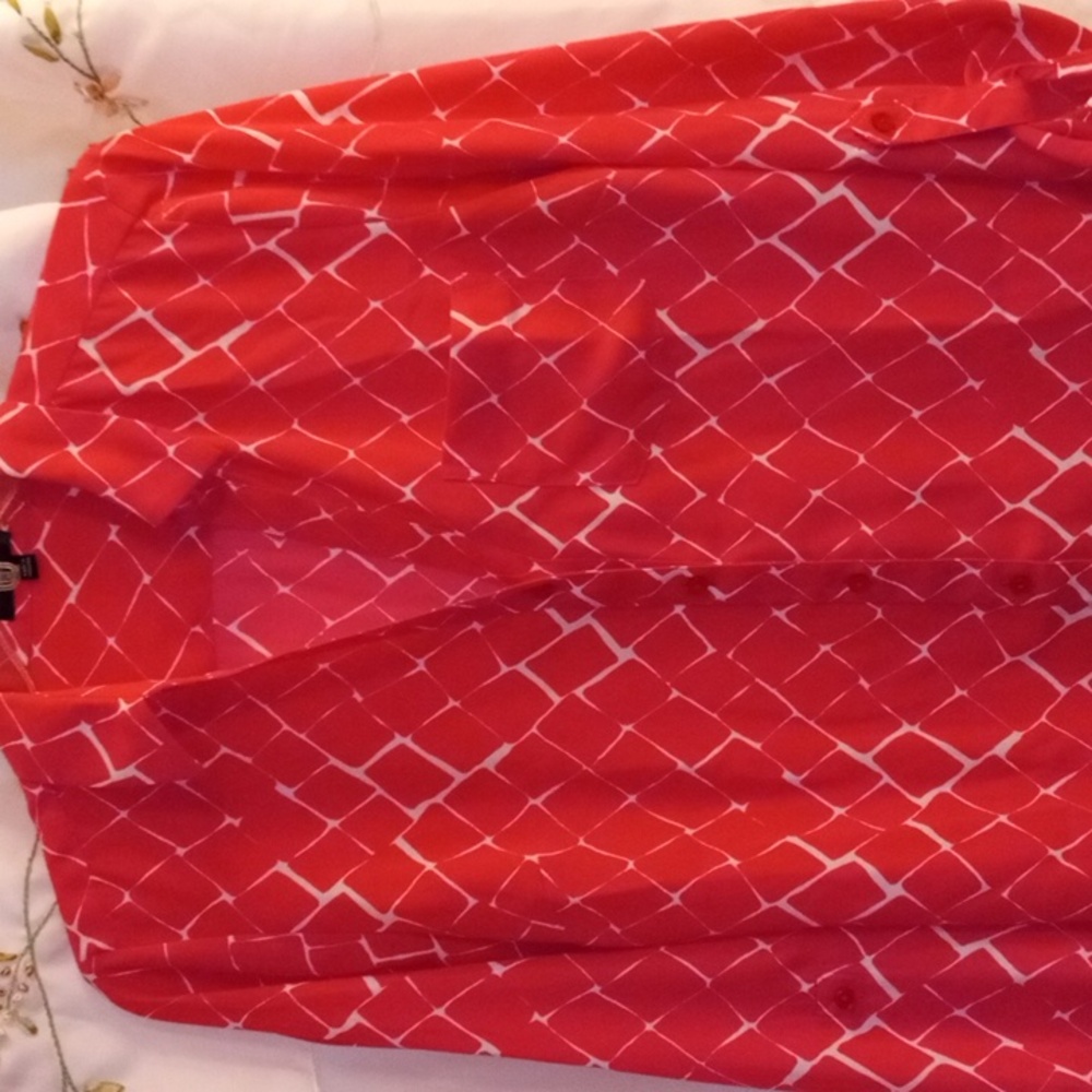 Limited Pink button down Ashdon top - Picture 2 of 8